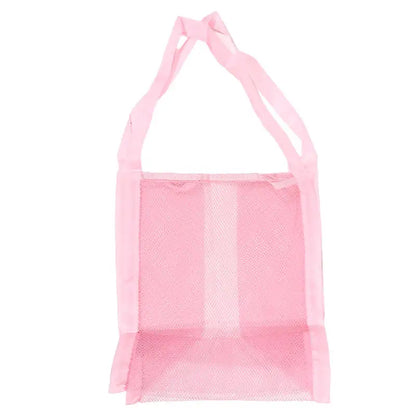 Handheld Large Capacity Portable Breathable Foldable Mesh Storage Bag Sand Away Beach Bag For Toys Outdoor Swimming