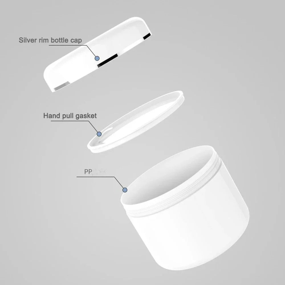 향수 20/30/50/100/150/250ML Refillable Bottles Travel Face Cream Lotion Jar Cosmetic Container White Plastic Empty Makeup Jar Pot