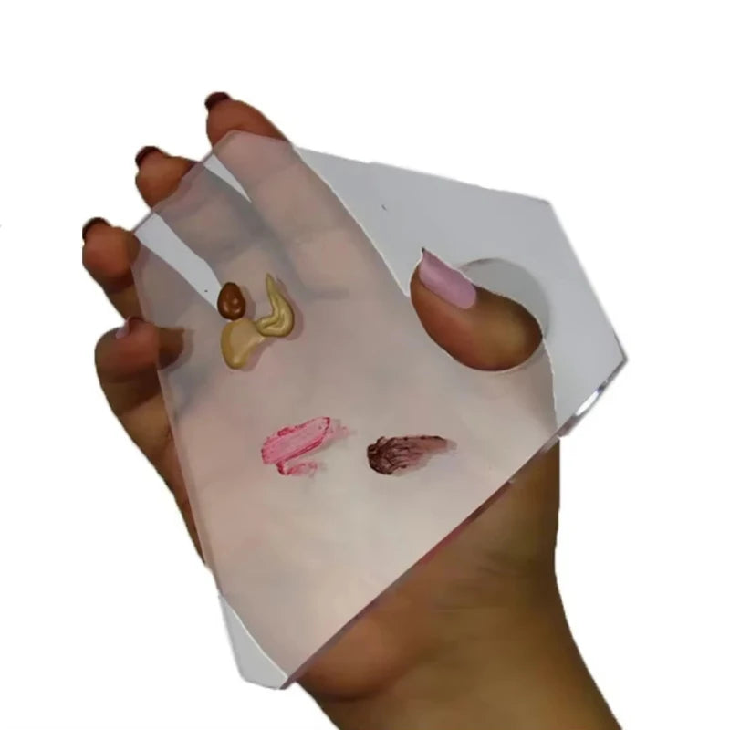 Acrylic Nail Artn Makeup Palette Eye Shadow Stick Gel Foundation Cream Eye Shadow Stick Nail Art Cosmetic Manicure Tools