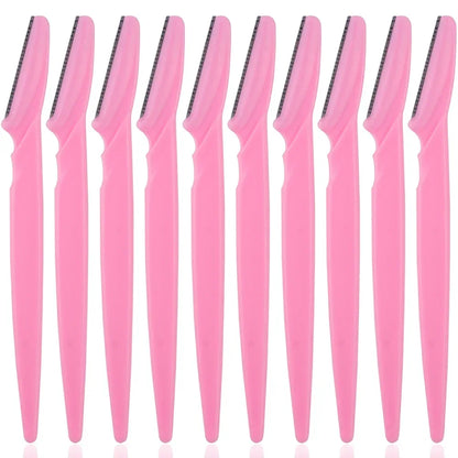 Portable Eyebrow Trimmer Blade Women's Face Shaver Safety Knife Makeup Scraper Hair Removal Tool for Eyebrow Epilation
