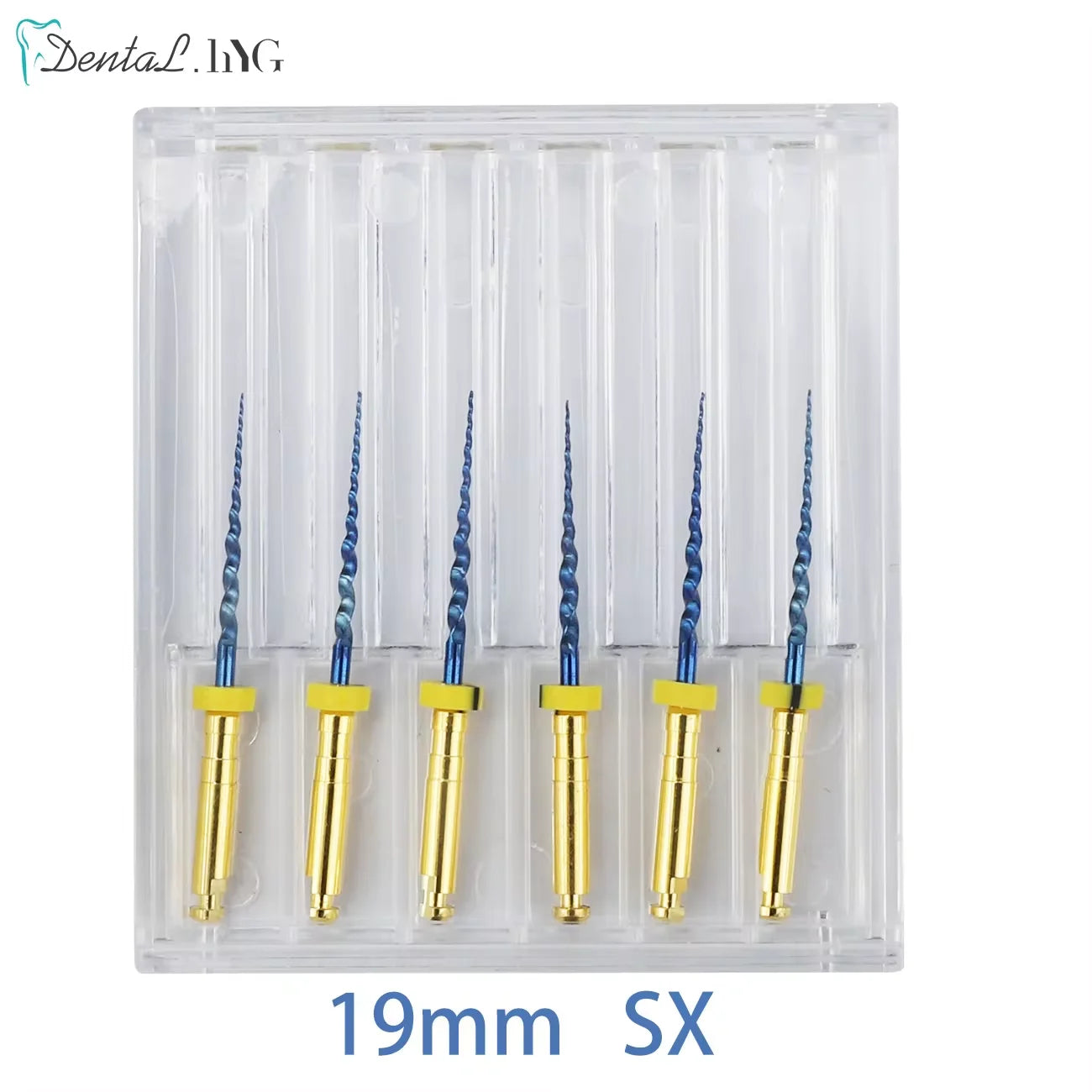 Dental Root Canal File Gold Endo Rotary Super Files Golden Endodontic Files 21mm 25mm Nickel Titainium Instrument Dentistry