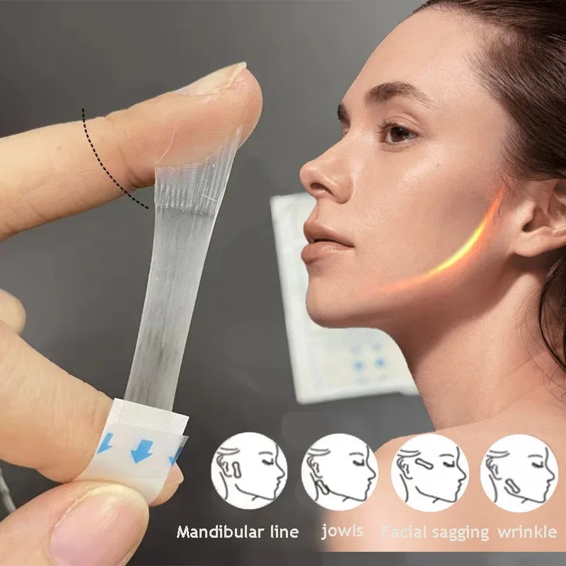 30/20/10Sheets V Lift Face Sticker Invisible Makeup Adhesive Lift Face Tape Slim Patch Breathable Sticker Lifting Tighten Chin