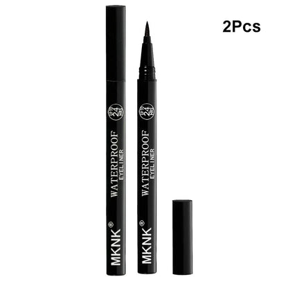 1/2Pcs Black Eyeliner Pencils-Smudge-Proof,  Waterproof Long-Lasting &Beginner-Friendly Smooth High Pigmented Punk Eye Makeup