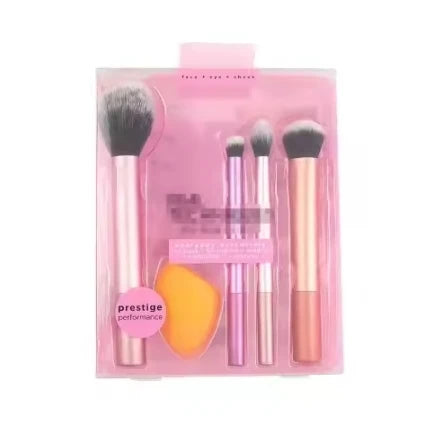8pcs Pro Makeup Brush Set - Soft, Premium Synthetic Hair, Cruelty-Free, Easy to Clean, Foundation, Blush, Eyeshadow, Cosmetic