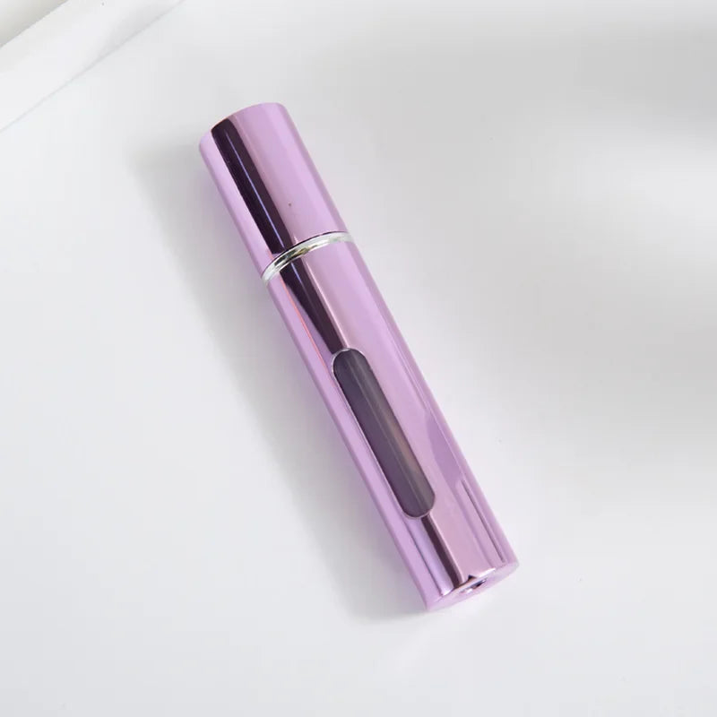 8/10ml Mini Portable Refillable Perfume Bottle Atomizer Pump Aluminum Spray Bottle Cosmetic Container Travel Makeup Tools