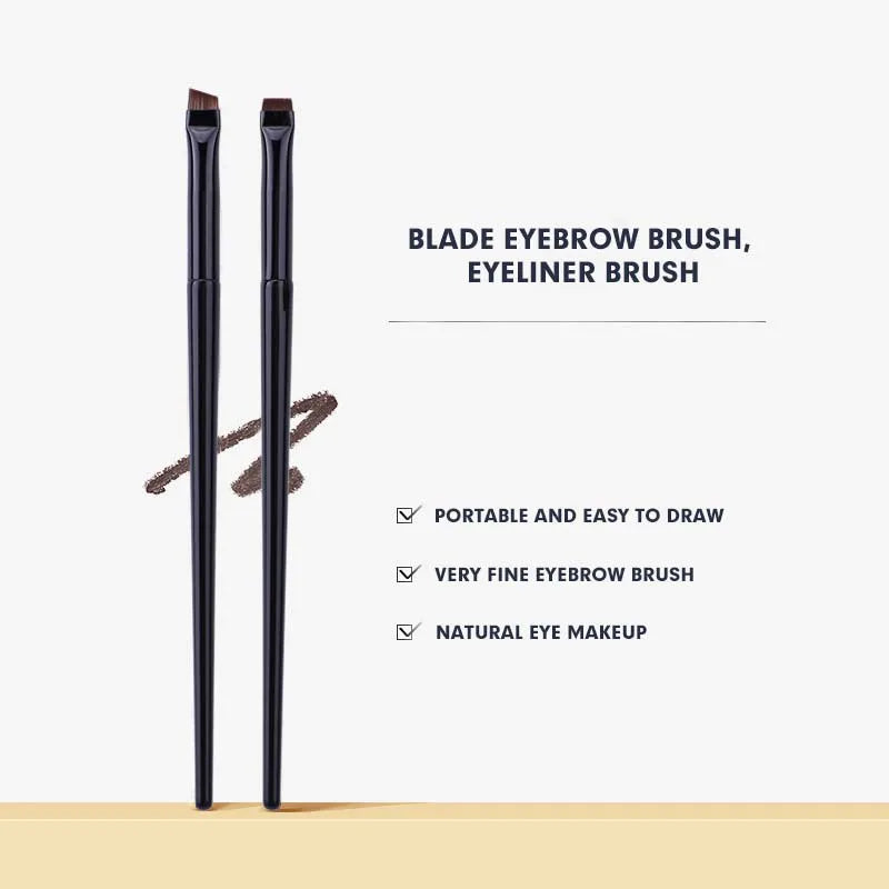 1/2pcs Blade Makeup Brushes Eyebrow Eyeline Brush Angled Flat Finer Cosmetic Brush Professional Liner Brow Make Up Tool