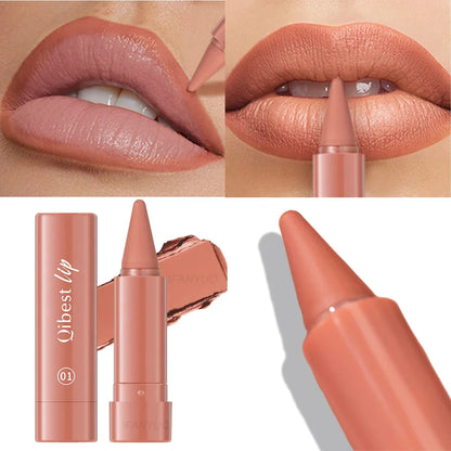 Lipstick Contouring Pencil Lip Liner 6 Color Velvet Matte Waterproof Long Lasting Smudge Proof Lip Stick Lips Makeup Cosmetic