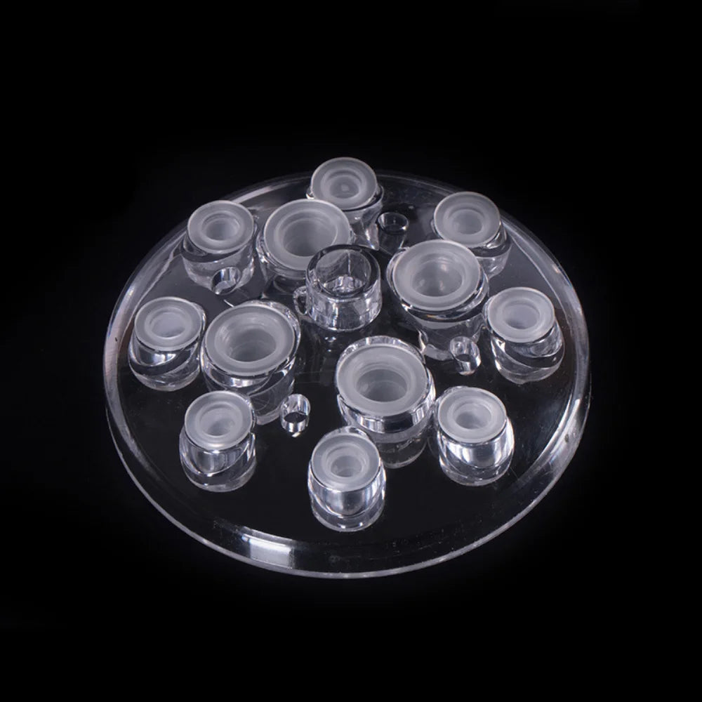 100pcs Silicone Tattoo Ink Cups Disposable Microblading Tattoo Permanent Makeup Pigment Holder Container Caps S/L Size Supply