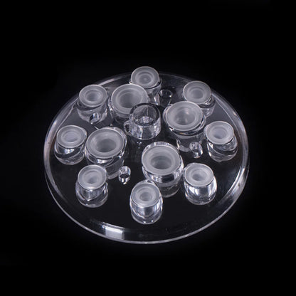 100pcs Silicone Tattoo Ink Cups Disposable Microblading Tattoo Permanent Makeup Pigment Holder Container Caps S/L Size Supply