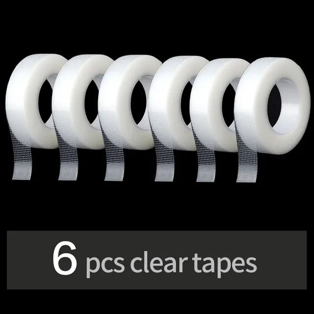 Lashtalk Eyelash Extension Tape Makeup Tool 6 PCs Breathable Anti-allergy Easy to Tear Micropore Professional False Fake Lashes