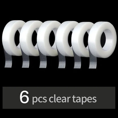 Lashtalk Eyelash Extension Tape Makeup Tool 6 PCs Breathable Anti-allergy Easy to Tear Micropore Professional False Fake Lashes