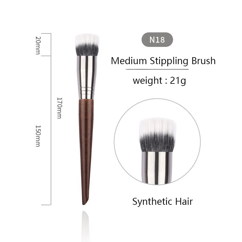 OVW Animal Hair Makeup Brush Complete Set 28PCS Lip Brushes Eyeshadow Brush Soft Makeup Brush Beauty Tools Smudge Brush Single