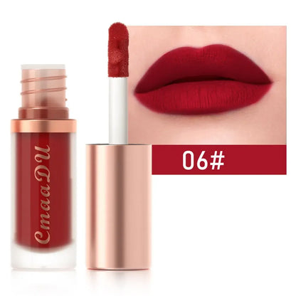 CmaaDu 12Color Long-Lasting Lip Sense Color Makeup Waterproof  Lipsticks Matte Velvet Lip Gloss