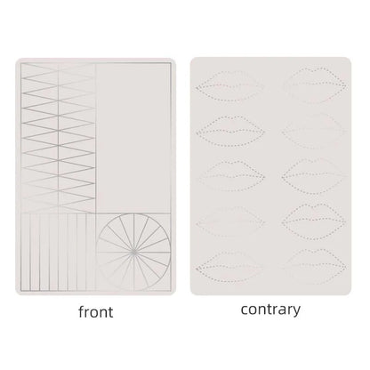 Tattoo Microblading Permanent Makeup Brows Thick Silicone Eyebrows Tattoo Latex Sheet Double Side Practice Skin