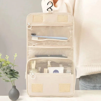 Travel Makeup Bag High Capacity Toiletries Storage Pouch Travel Make Up Organizer Waterproof Beauty Bag Bathroom Wash Bag
