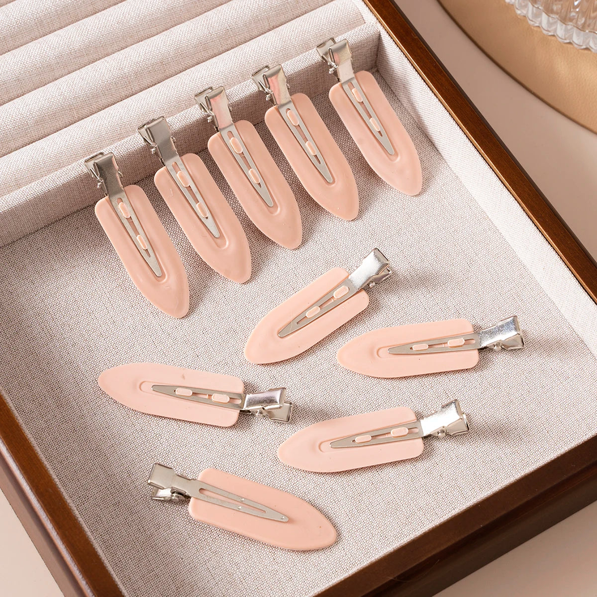 10pcs/set No Bend Seamless Hair Clips Side Bangs Barrette Makeup Washing Face Accessories Women Girls Styling Hairpins