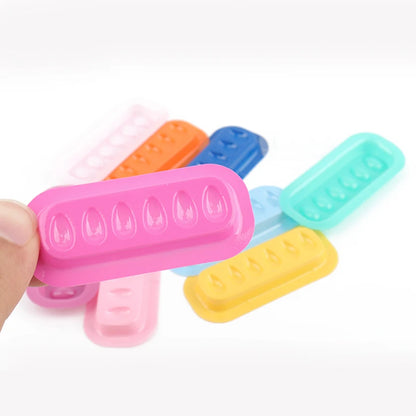 100pcs Disposable Eyelash Extension Glue Holder Pallet Gasket Lash Adhesive Container Tray Eyes Pad Long Strip Makeup Tool