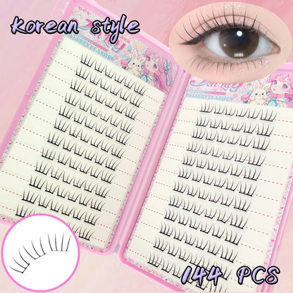 K-pop 2.0 Style Self Adhesive False Eyelashes No Glue Needed Convenient Easy to Wear Trendy Perfect for Daily Party Eye Makeup