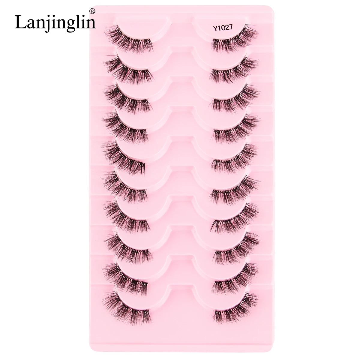 Fake Lashes 3/10 Pairs Half Lashes Cat Eye Natural Long Wispy 3D Mink Eyelash Reusable Makeup Tool Faux Cils maquillaje Cílios