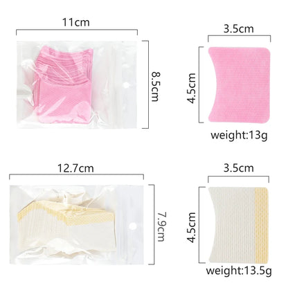 40/200Pcs Disposable Cotton Eyelashes Patch Sticker For Removing Eyelashes Under Eye Paper Patches Cleaning Tool Makeup Supplies
