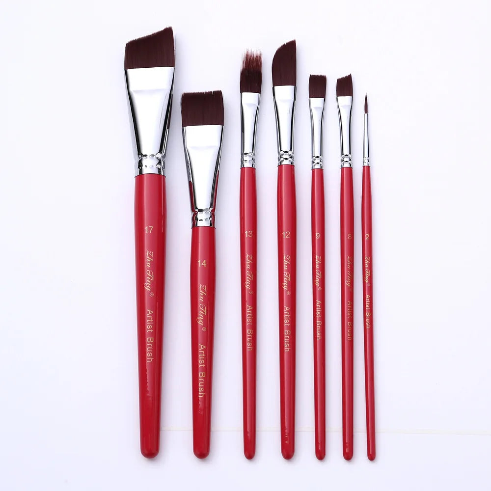 High Quality Face Body Paint Brushes Sky Blue Artist Watercolor Painting Makeup Brush Set For Kids