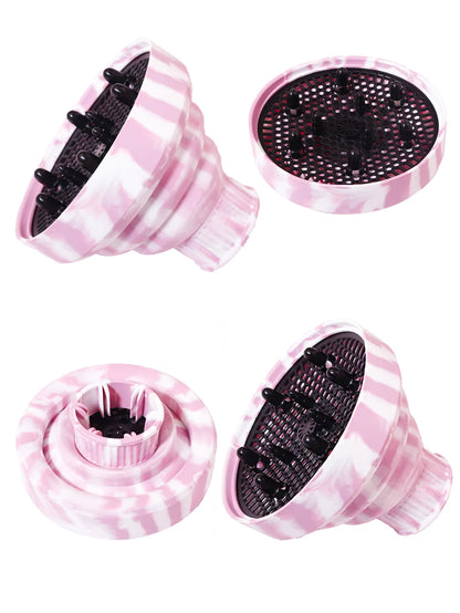 1 silicone hair dryer cap, suitable for hair dryers with an outer diameter of 3.5 cm to 5 cm, used for styling and curling hair