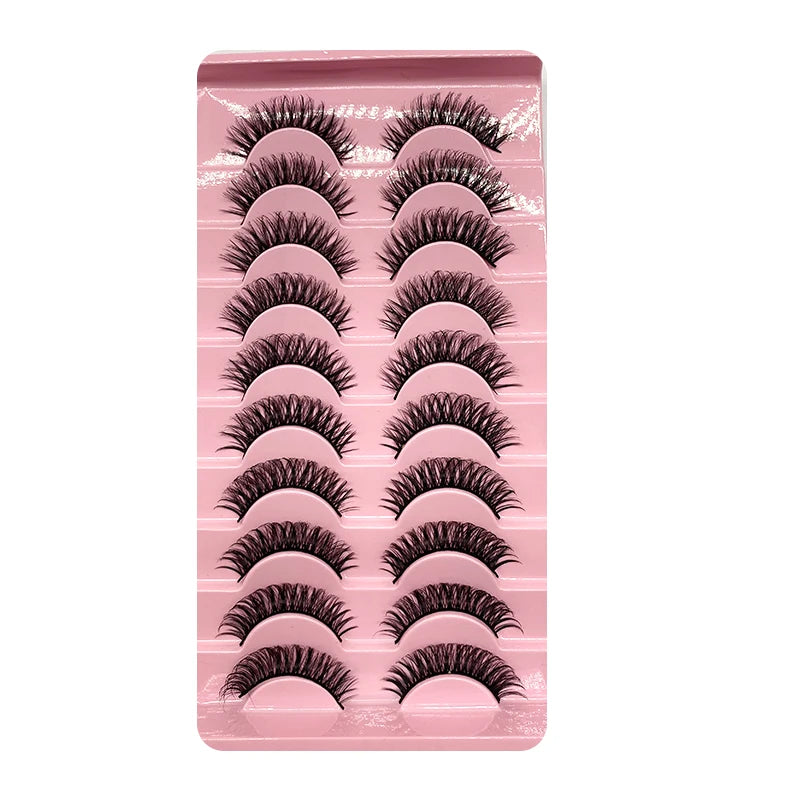 2/10Pairs 3D Mink Lashes russian strip lash Dramatic False Eyelashes Faux Cils Makeup Wholesale Fake Eyelash Extension maquiagem