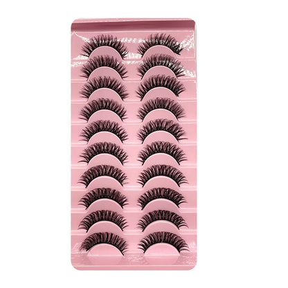 2/10Pairs 3D Mink Lashes russian strip lash Dramatic False Eyelashes Faux Cils Makeup Wholesale Fake Eyelash Extension maquiagem
