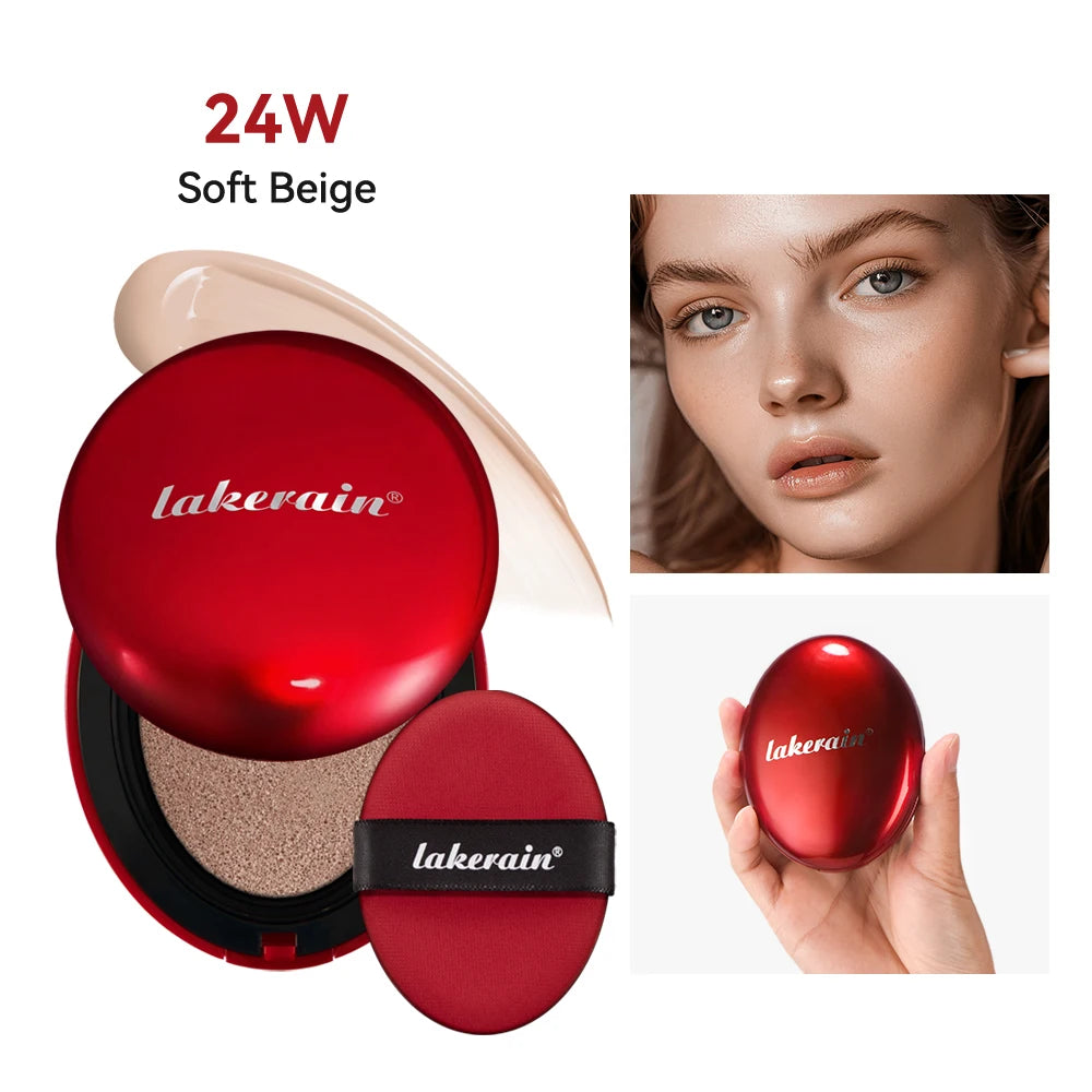 Long-lasting Coverage Foundation Sun Protection Cushion Foundation Semi-Matte Finish 72-Hour Wear Face Base Makeup Cosmetics