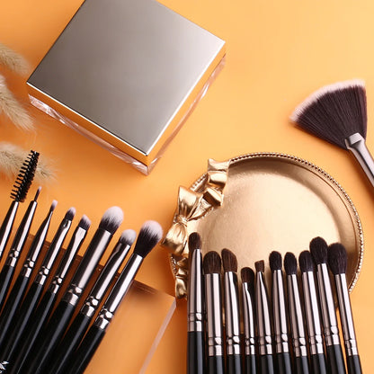 1/3pcs Professional Classic Natural Eye Makeup Brushes Set Eyeshadow Eyebrow Blending Smokey Black Beauty Make up Brushes