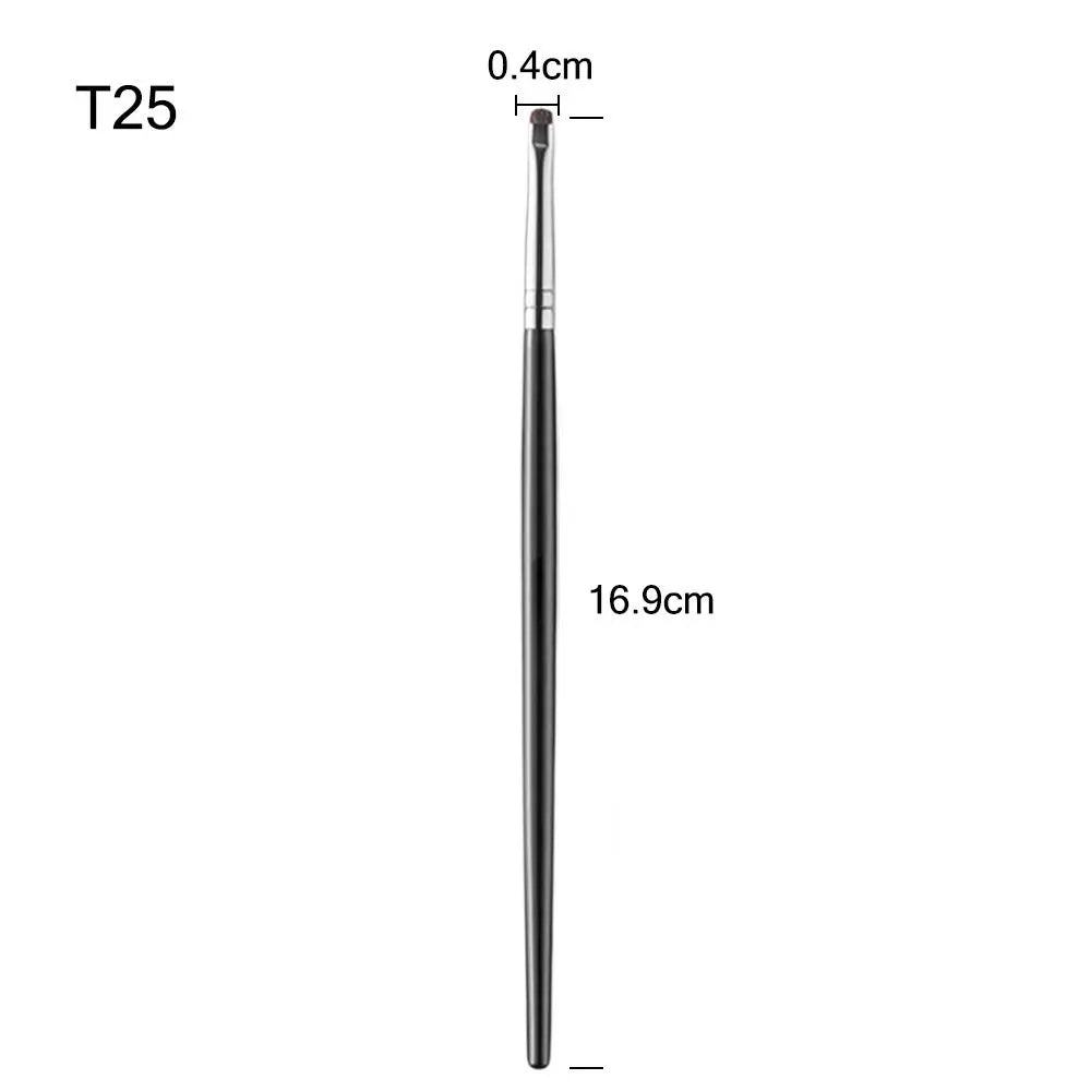 Soft Hairs Eye Makeup Brush Plastic Handle Small Tapered Brush for for Highlighting Eyeshadow/Sleeping Silkworms/Under Eyes