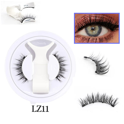 New Magnetic Eye Lashes With Winged Ends Soft Reusable Magnetic Lashes Natural Look 3D False Lashes Makeup With Magnet Tool