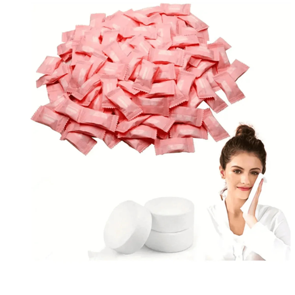 10/20/50/100pcs Disposable Compressed Towels Portable Disposable Absorbent Towels For Outdoor Travel Camping Makeup Ready