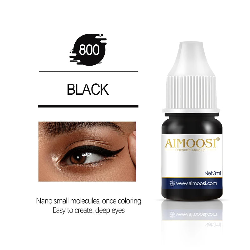 AIMOOSI Lip Tattoo Ink for Semi Permanent Makeup Nano Eyebrows Microblading Pigment 3ML Beauty Health Tattoo Supplies