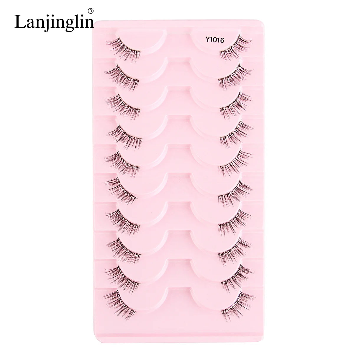 Fake Lashes 3/10 Pairs Half Lashes Cat Eye Natural Long Wispy 3D Mink Eyelash Reusable Makeup Tool Faux Cils maquillaje Cílios