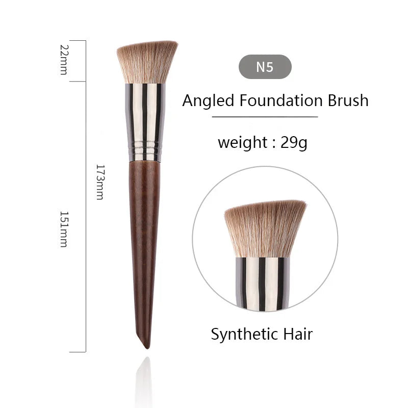 OVW Animal Hair Makeup Brush Complete Set 28PCS Lip Brushes Eyeshadow Brush Soft Makeup Brush Beauty Tools Smudge Brush Single