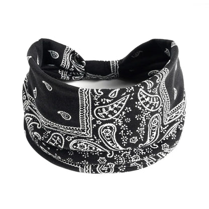 Wide Elastic Headband Hairband Pilates Yoga fitness Running Cycling Sweatband Turban Makeup Hair Hoop Makeup Headwrap for Women