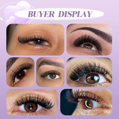 5D/6D/4D/3D W Shape Lashes Extension Automatic Flowering Premade Fan Eyelashes Makeup Supplies Wendy Lashes EyeLash Extensions