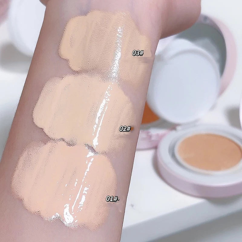 Moisturizing Concealer Air Cushion CC Cream Natural Waterproof Brighten Cushion Foundation High Coverage Makeup Base Cosmetics