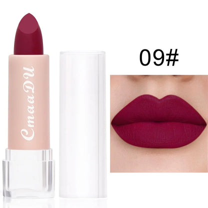 15Color Lipstick Lip Makeup Sexy Woman Velvet Matte Lipgross Tint for Lips Long Lasting Waterproof Non-stick Cup Lip Cosmetics