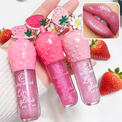 Three Colors Randomly Send A Fruit Moisturizing Color Changing Lip Gloss Waterproof Long-Lasting Daily Lipstick Holiday Gift