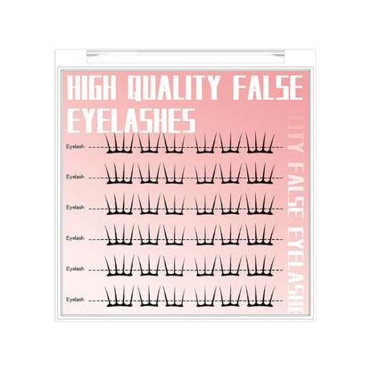 Little Devil false eyelash extenstions korean style Natural Wispy Lashes Individual clusters eyelashes For women makeup Salon