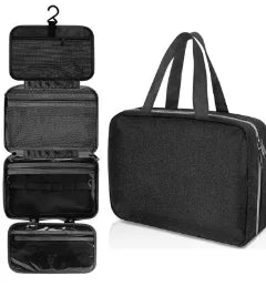 Large Hanging Hook Toiletry Bag Waterproof Folding Handbag Travel Makeup Cosmetic Razor Storage Organizer Case Bathroom Supplies