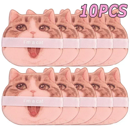 Cute Cat Paw Shaped Makeup Puff, Dual-use for Dry and Wet, Foundation Concealer Sponge, Fine Makeup Tool