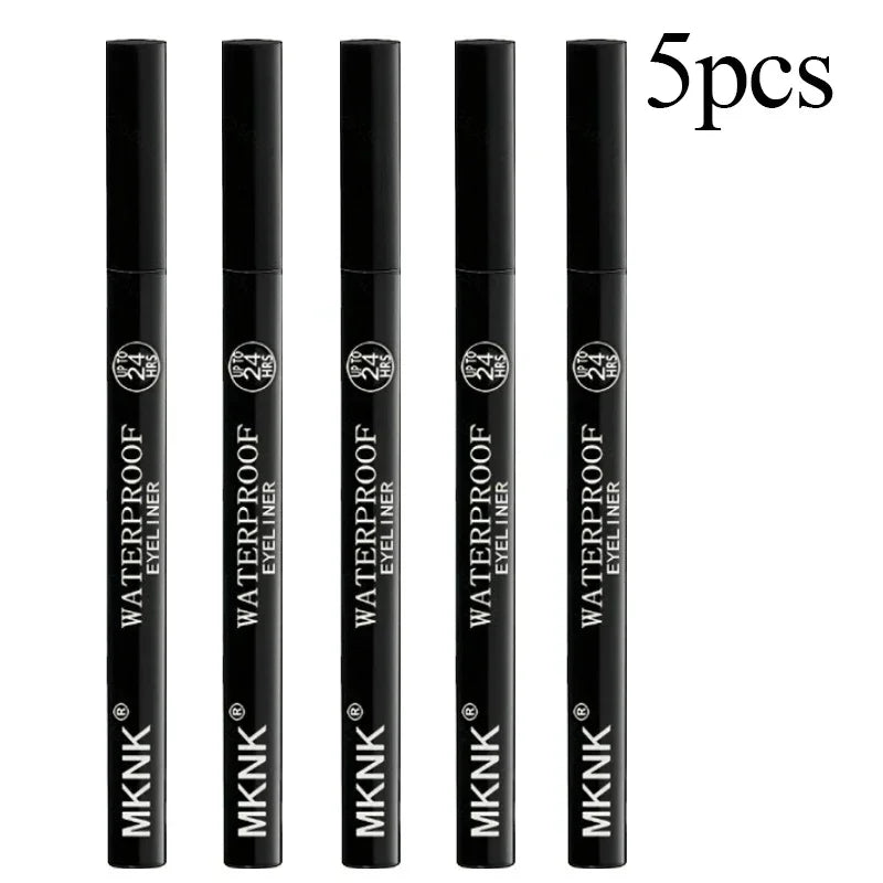 1/5/20pc Lasting Waterproof Liquid Eyeliner Non-fading Smooth Quick Drying Eyeliner Pencil No Ink Leakage Black Eye Liner Makeup