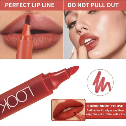 Plump Liquid Lipliner Pen Lasting Lipstick Marker Stick Waterproof Moisturize Matte Nude Red Contour Tint Lipgloss Tattoo Makeup