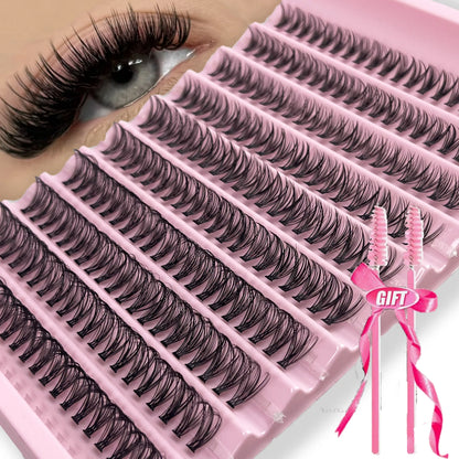 30D 40D 50D 60D Mink False Eyelash C/D Curl 8-16mm DIY Individual Eyelash Clusters Natural Eyelash Extension Makeup Tool Lashes