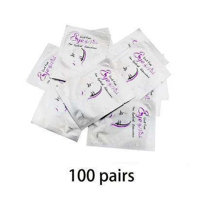 50/100pcs Eye Patches Eyelash Extension Under Eye Pads Makeup Eyelash Patches Tip Stickers Pads For Eyelash Extension Makeup
