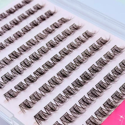 LONZUNIN Hot Sales Faux Mink Soft Wispy Fake Lashes 5D Fluffy No Glue Eyelashes