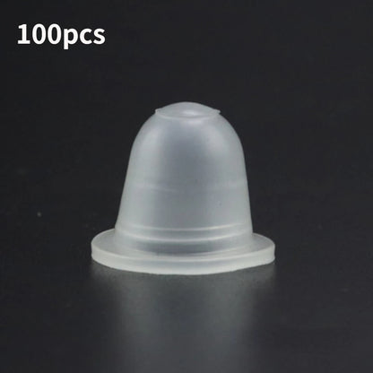100pcs Silicone Tattoo Ink Cups Disposable Microblading Tattoo Permanent Makeup Pigment Holder Container Caps S/L Size Supply